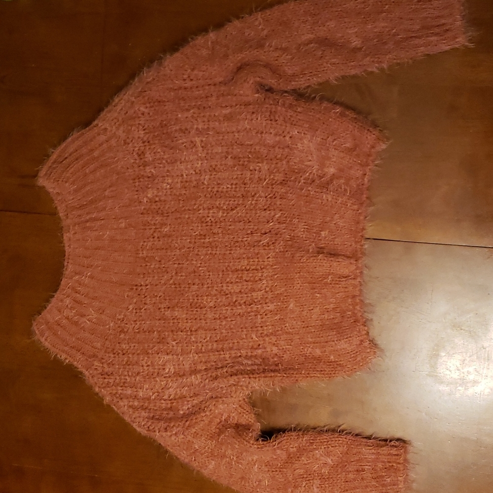 Pink Crop Sweater